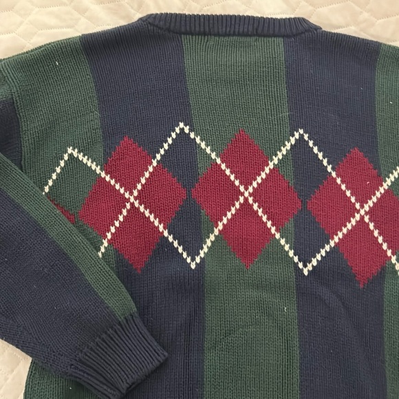 Comfy argyle old man sweater - Picture 3 of 4
